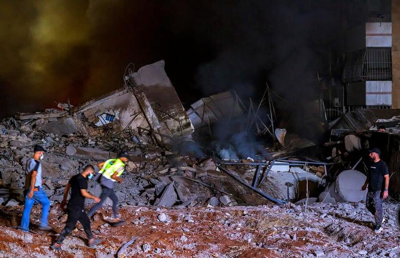 حملات هوایی گسترده اسرائیل به منطقه ضاحیه جنوبی