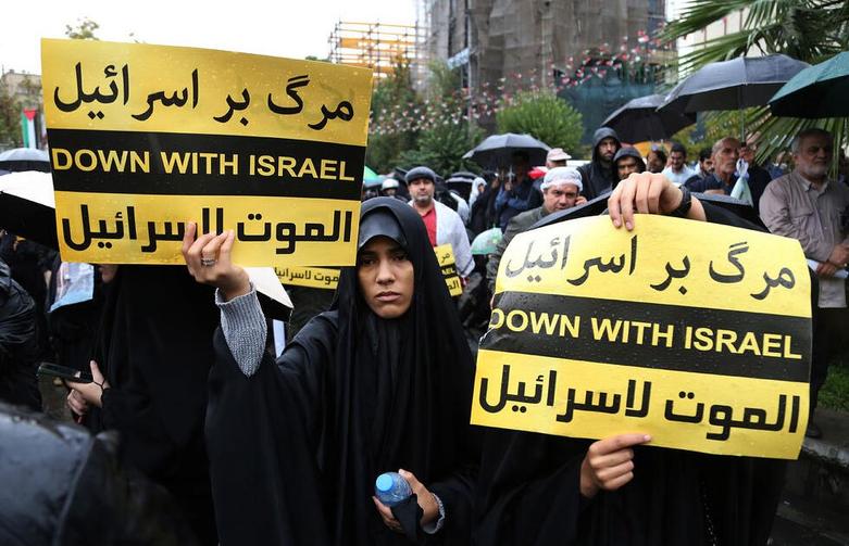 تظاهرات در محکومیت ترور دبیر کل حزب الله لبنان