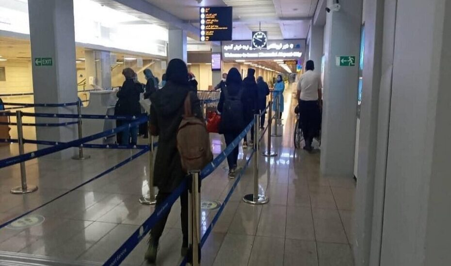 پذیرش مسافران فرودگاه امام