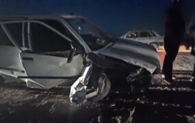 برخورد مرگبار پراید با تیربرق