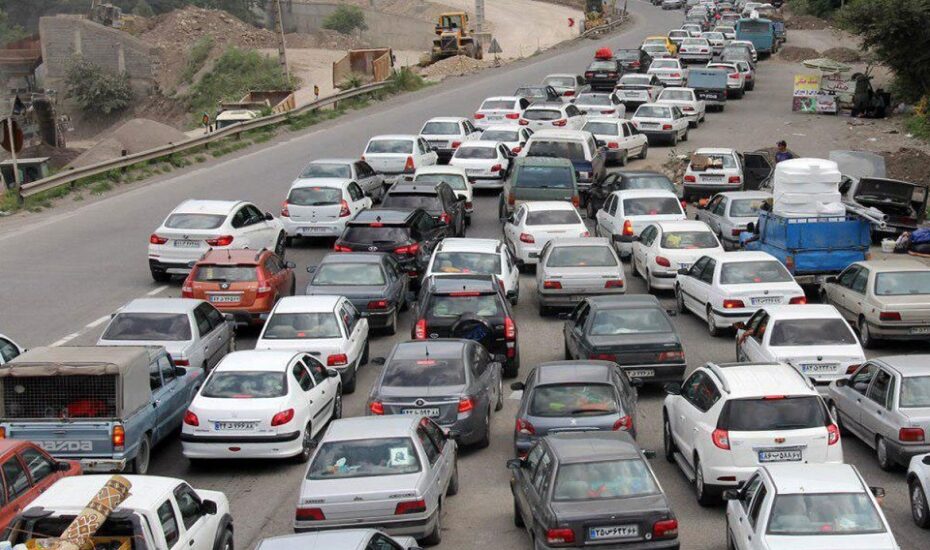 ترافیک سنگین در این جاده‌ها