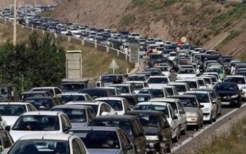 تردد در آزد راه تهران-شمال