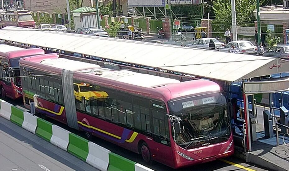 نصب دوربین اتوبوس‌های ‌BRT