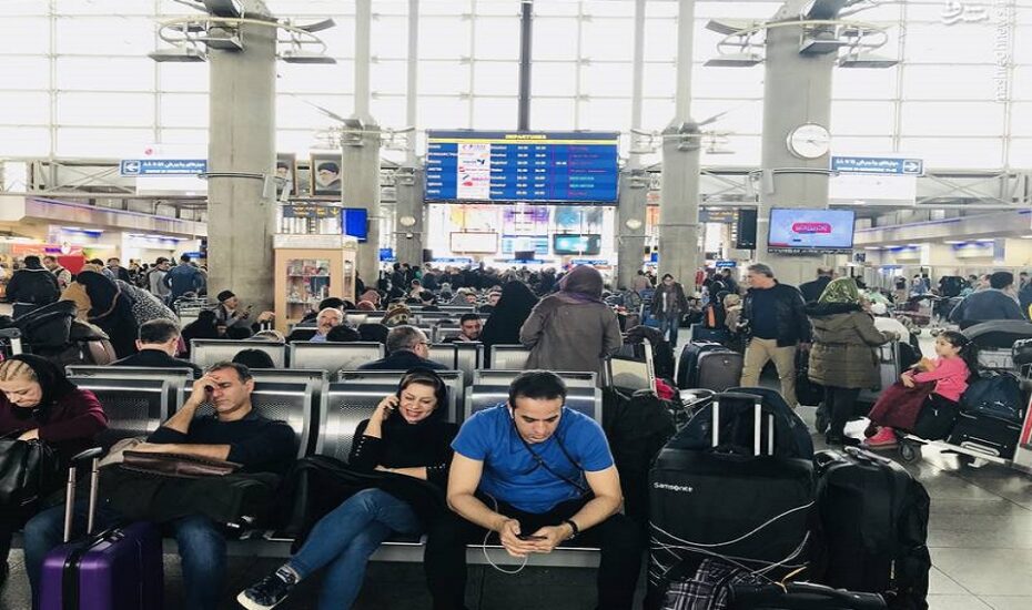 حملات به اسرائیل ازدحام مسافران فرودگاه امام