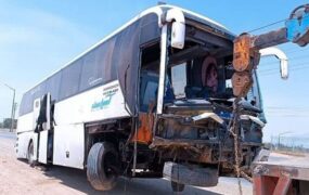 خواب‌آلودگی تصادف اتوبوس