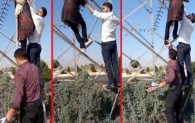 نجات دختر جوان خودکشی پلیس راهور