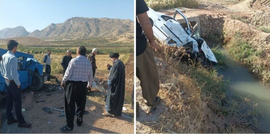 مصدومیت امام جمعه گیلانغرب سانحه رانندگی 