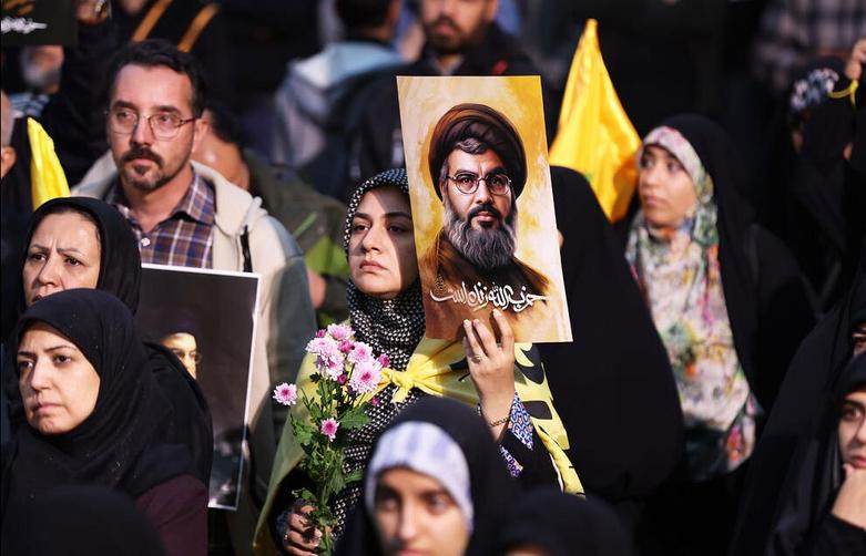 تجمع حمایت از مقاومت لبنان در میدان فلسطین تهران