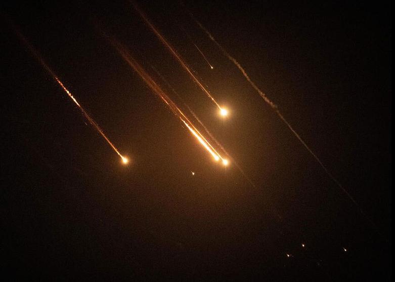 موشک های ایرانی در آسمان شهر قدس اشغالی