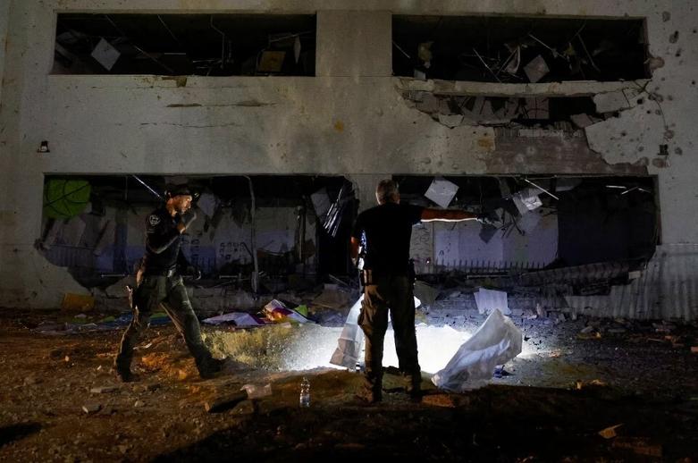 موشک های ایرانی در نقطه ای از عمق اسرائیل