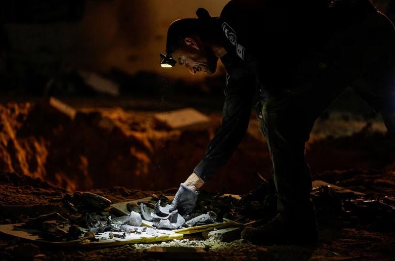 موشک های ایرانی در نقطه ای از عمق اسرائیل