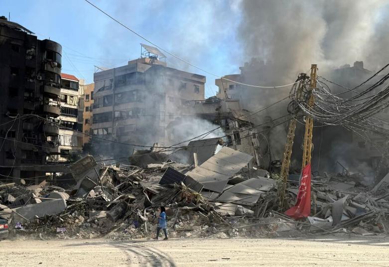 بمباران جنوب بیروت