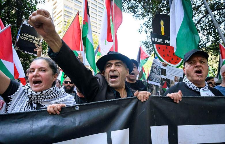 تظاهرات بزرگ در حمایت از مقاومت فلسطین و لبنان