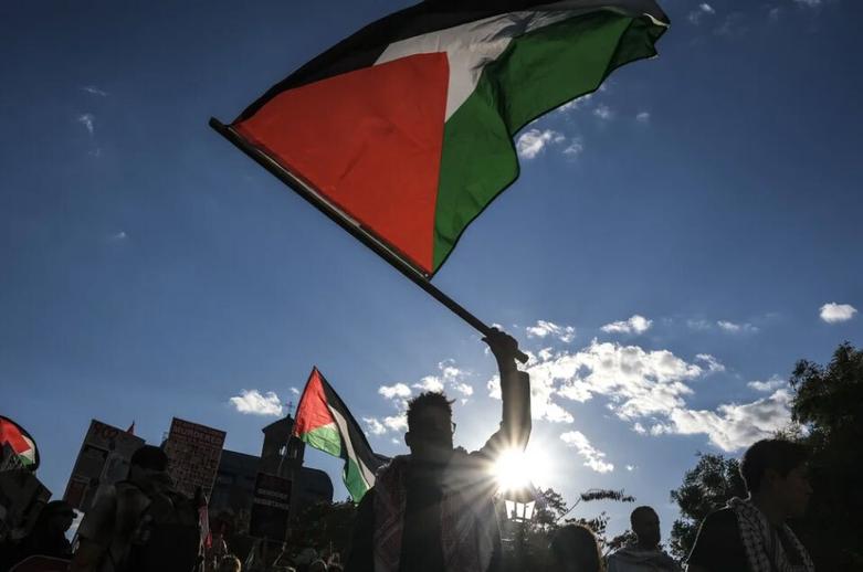  تظاهرات حامیان فلسطین در منهتن نیویورک 