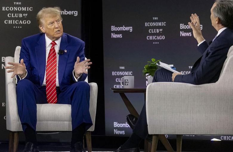 مصاحبه دونالد ترامپ با شبکه خبری بلومبرگ آمریکا
