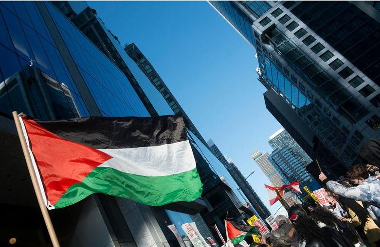 تظاهرات حامیان مقاومت فلسطین و لبنان