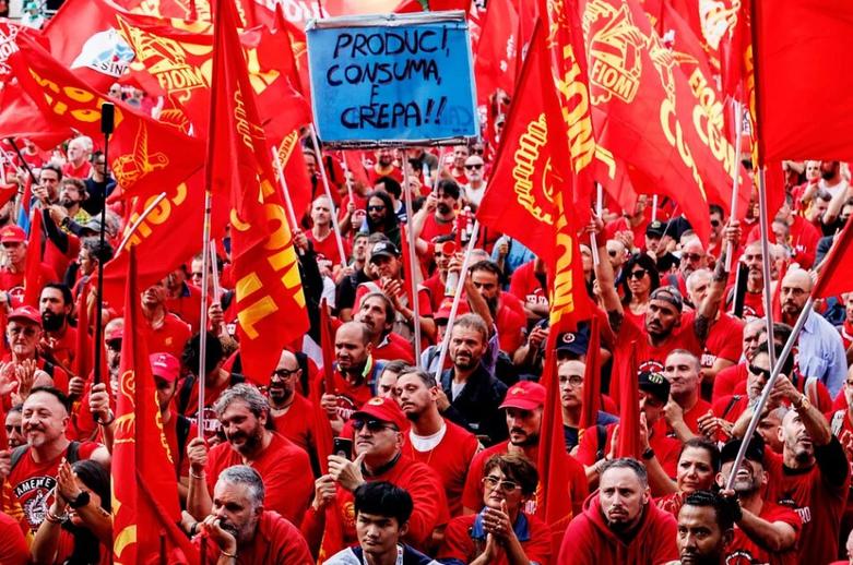 اعتصاب سراسری کارگران صنایع آهن و فولاد ایتالیا 