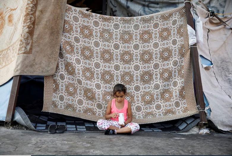 آوارگان جنگ در شهر بیروت لبنان