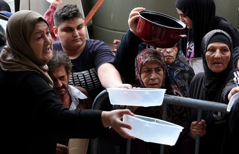 آوارگان جنگ در شهر بیروت لبنان