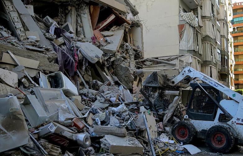 بمباران شعب بانک "قرض الحسن" در شهر بیروت