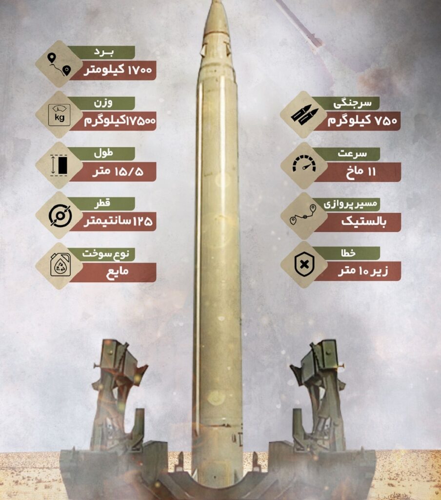 موشک بالستیک عماد ایران