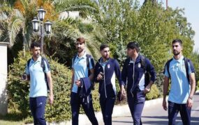 پوستر فدراسیون فوتبال ازبکستان و ایران
