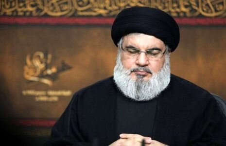 پیکر شهید حسن نصرالله
