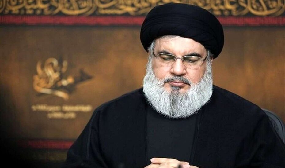 پیکر شهید حسن نصرالله