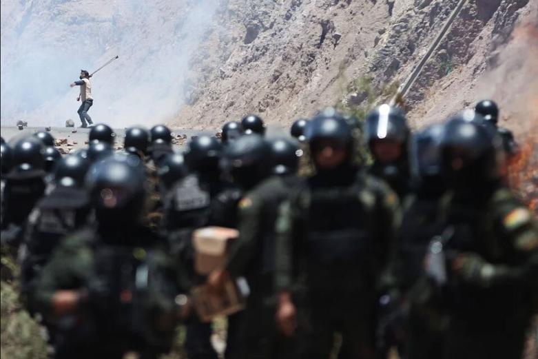 تظاهرات اعتراضی هواداران "ایوو مورالس"