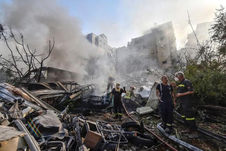 بمباران جنوب بیروت