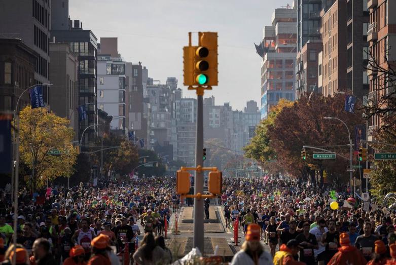 مسابقه دو ماراتون سالانه در شهر نیویورک