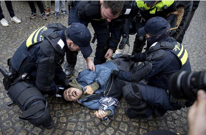 دستگیری معترضان حامی فلسطین