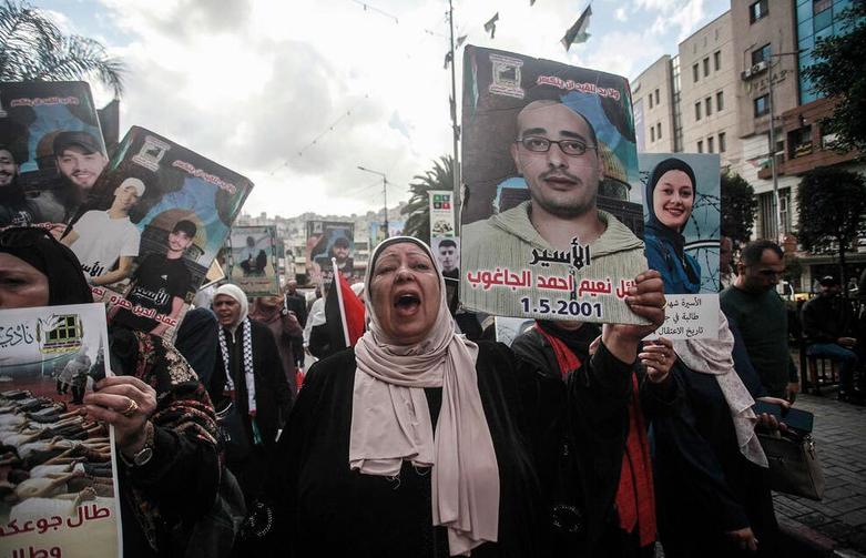 تظاهرات خانواده های اسرای فلسطینی در زندان های اسرائیل