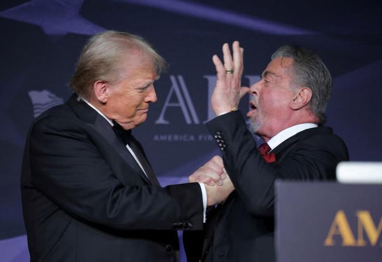 حضور "سیلوستر استالونه" بازیگر هالیوود