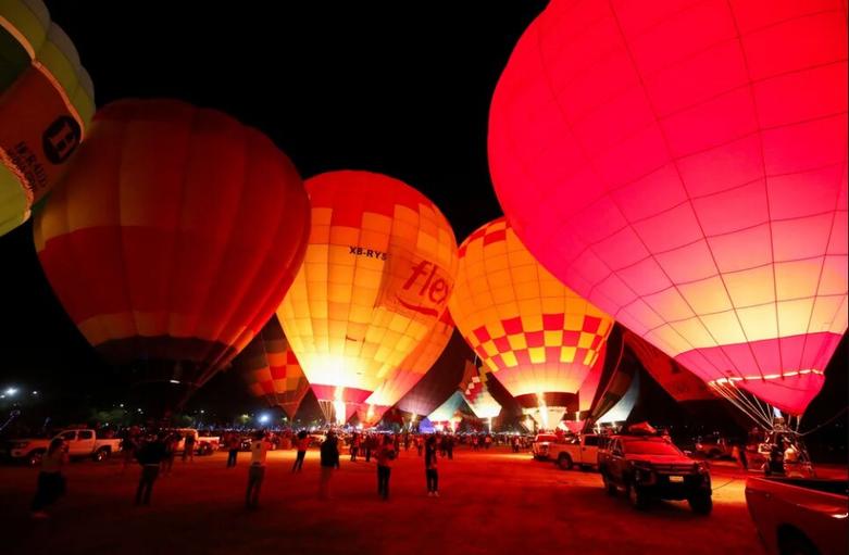 جشنواره بین المللی بالن در لئون مکزیک