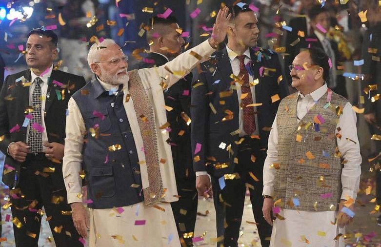 دیدنی های امروز؛ از پیروزی حزب حاکم هند تا واکنش ها به حکم بازداشت نتانیاهو جشن پیروزی حزب حاکم هند