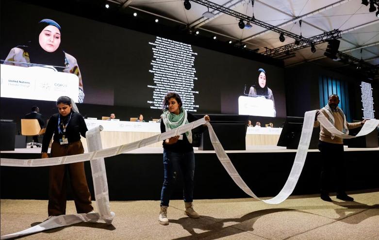 دیدنی های امروز؛ از پیروزی حزب حاکم هند تا واکنش ها به حکم بازداشت نتانیاهو فعالان صلح حامی فلسطین در حاشیه اجلاس آب و هوایی سازمان ملل