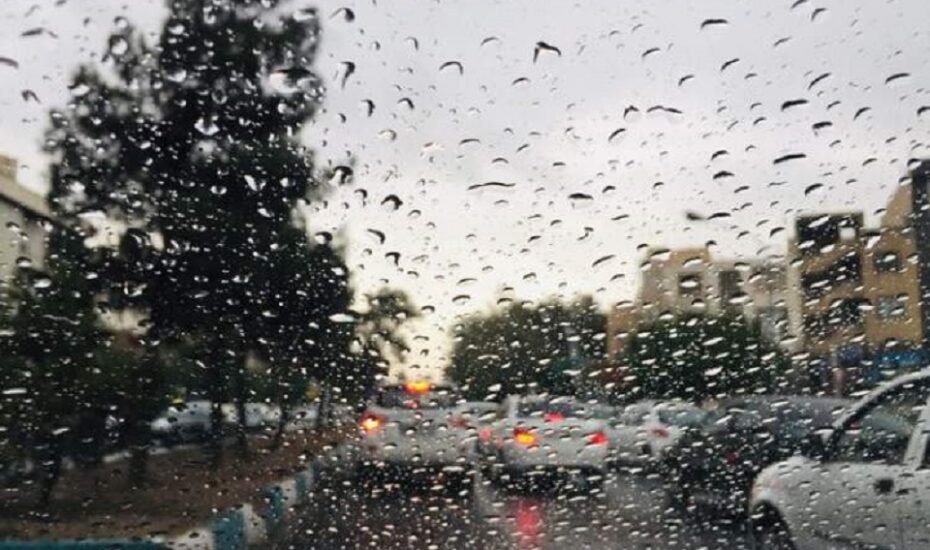 آغاز بارش پراکنده باران