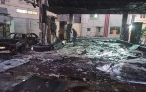 پمپ بنزین بندرعباس آتش