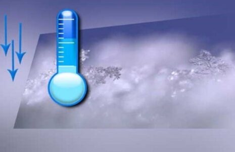 کاهش ۱۰ درجه‌ای دمای هوا
