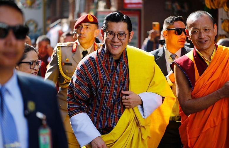 سفر پادشاه بوتان به کاتماندو 