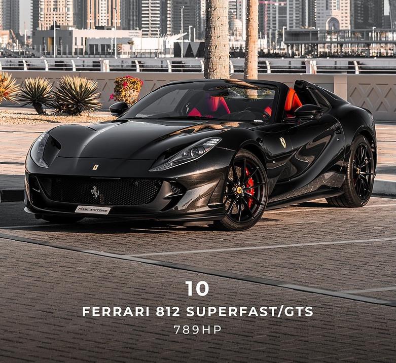 تصاویری از قوی ترین خودروهای فراری فراری 812 سوپرفست