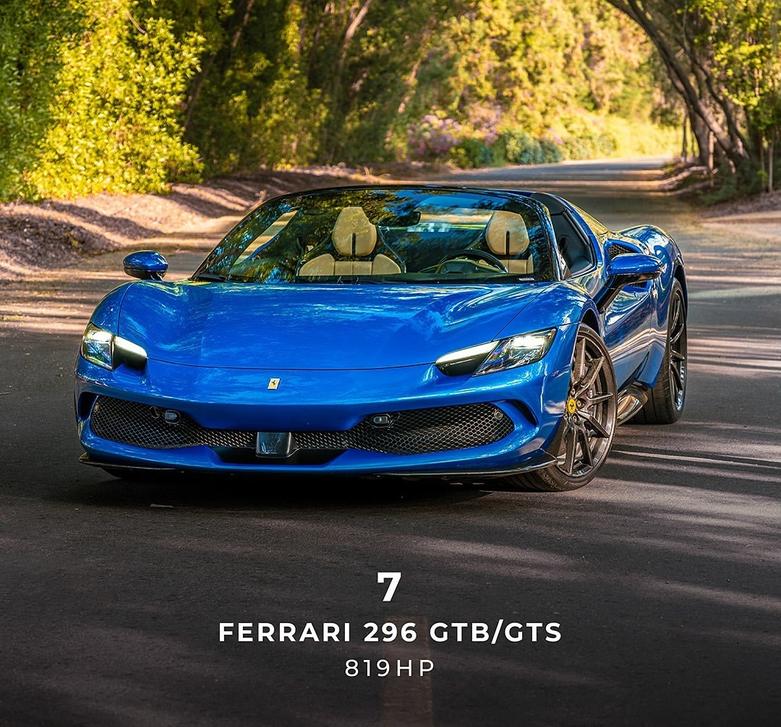 تصاویری از قوی ترین خودروهای فراری فراری 296 جی تی بی