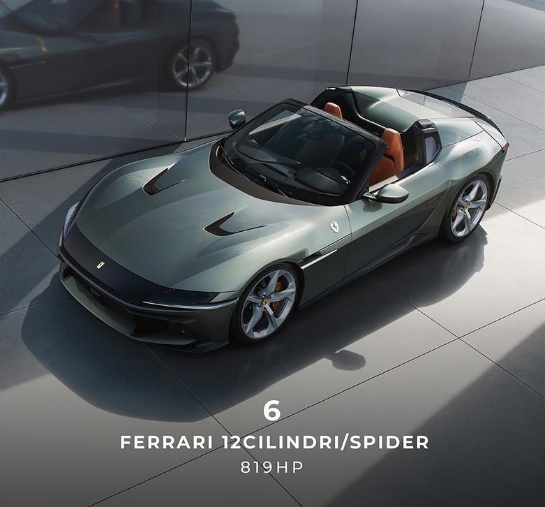 تصاویری از قوی ترین خودروهای فراری فراری 12 چیلیندری