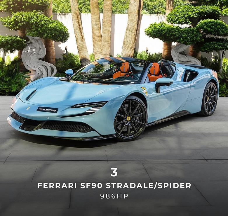 تصاویری از قوی ترین خودروهای فراری فراری اس اف90 استراداله