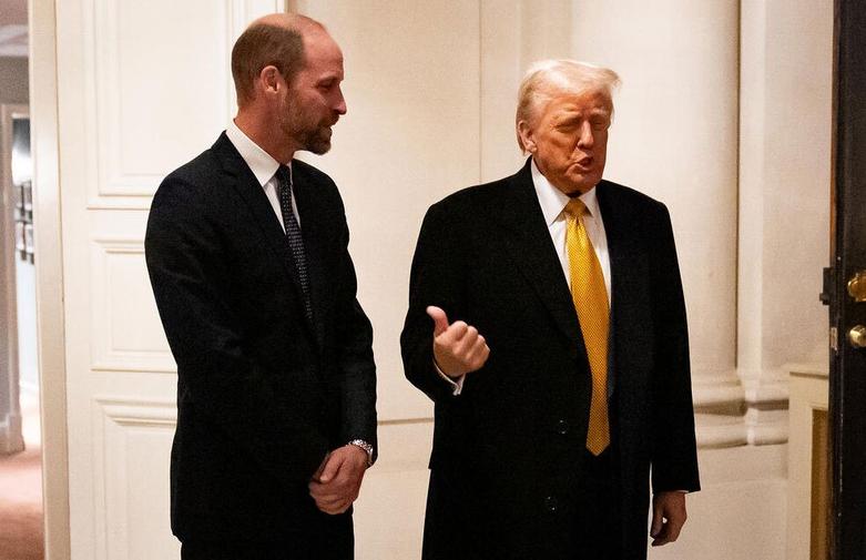 ترامپ رئیس جمهوری اوکراین و ولیعهد انگلیس