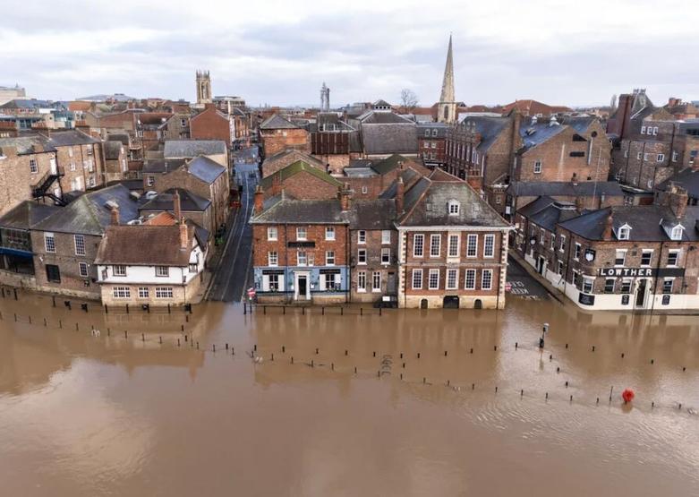 سیل در یورک انگلیس