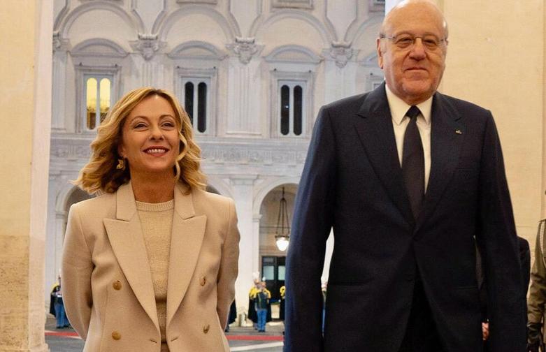 استقبال نخست وزیر ایتالیا از همتای لبنانی