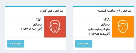 هوای تهران 