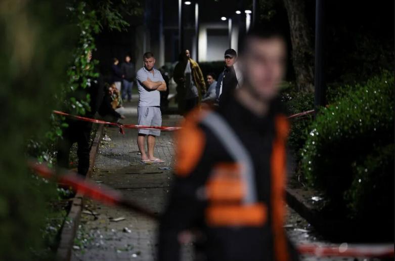 محل برخورد و انفجار موشک هایپرسونیک 